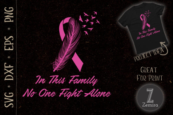 Breast Cancer Awareness Fight Quote Graphic for T-Shirt Designs