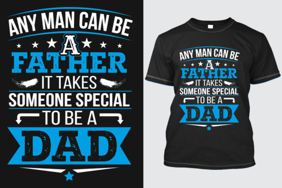 Father’s Day T-Shirt Design 3: A Graphic Asset for Creative Projects