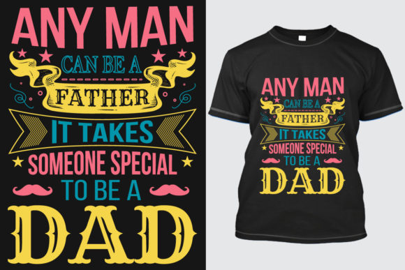 Father’s Day T-Shirt Design 8 – A Versatile Graphic for Local Branding