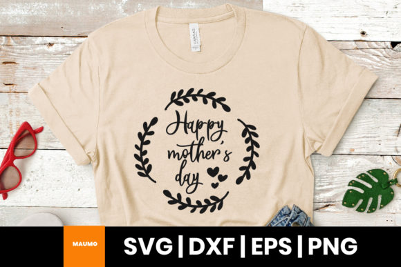 Happy Mother's Day Quote with Wreath - A Graphic Print Template Review