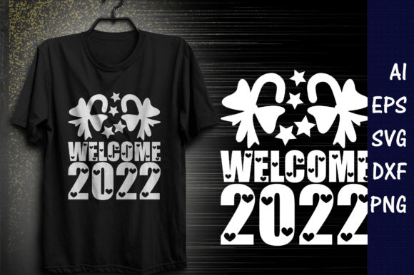 Happy New Year Quote Design for T-Shirt Graphics