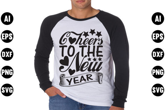 Happy New Year Quote Design for T-Shirt Graphics