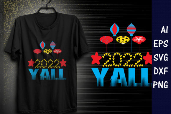 Happy New Year Quote Design for T-Shirt Graphics