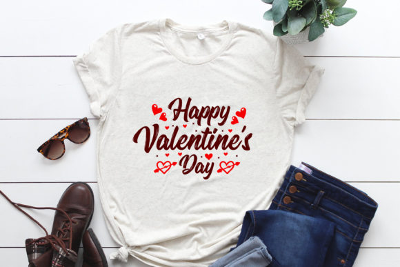 Happy Valentine's Day SVG T-Shirt Design for Branding