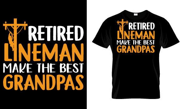 Lineman T Shirt Design for Print Templates and Graphics