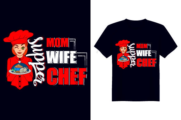 Supper Mom Mother T Shirt Design for Print Templates and Graphics