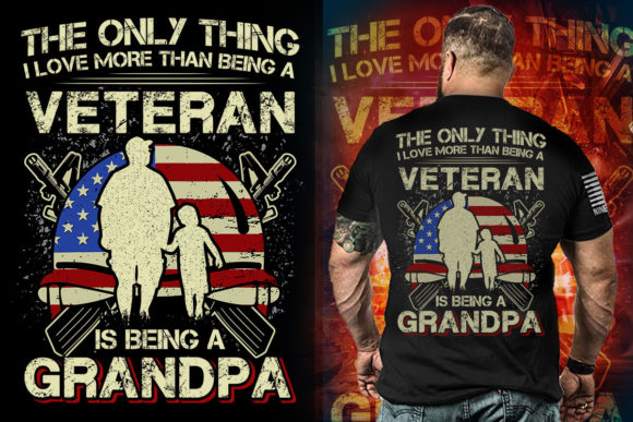 Veteran T-shirt Design 3: A Versatile Graphic for Branding and Marketing